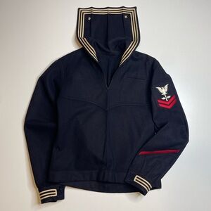 Vintage WW2 US Navy Cracker Jack Wool Uniform Petty Officer Second Class S RARE